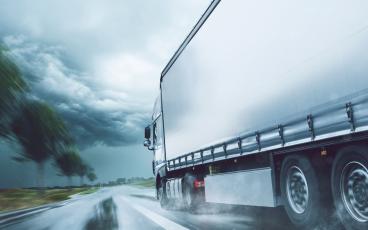 Testing driverless heavy-duty vehicles in adverse weather conditions 