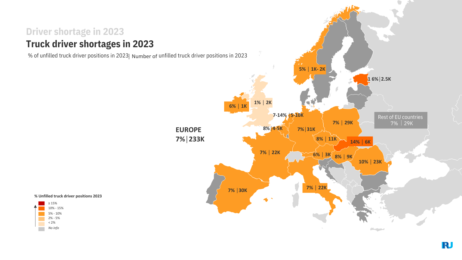 Half of European truck operators can’t expand due to driver shortages ...