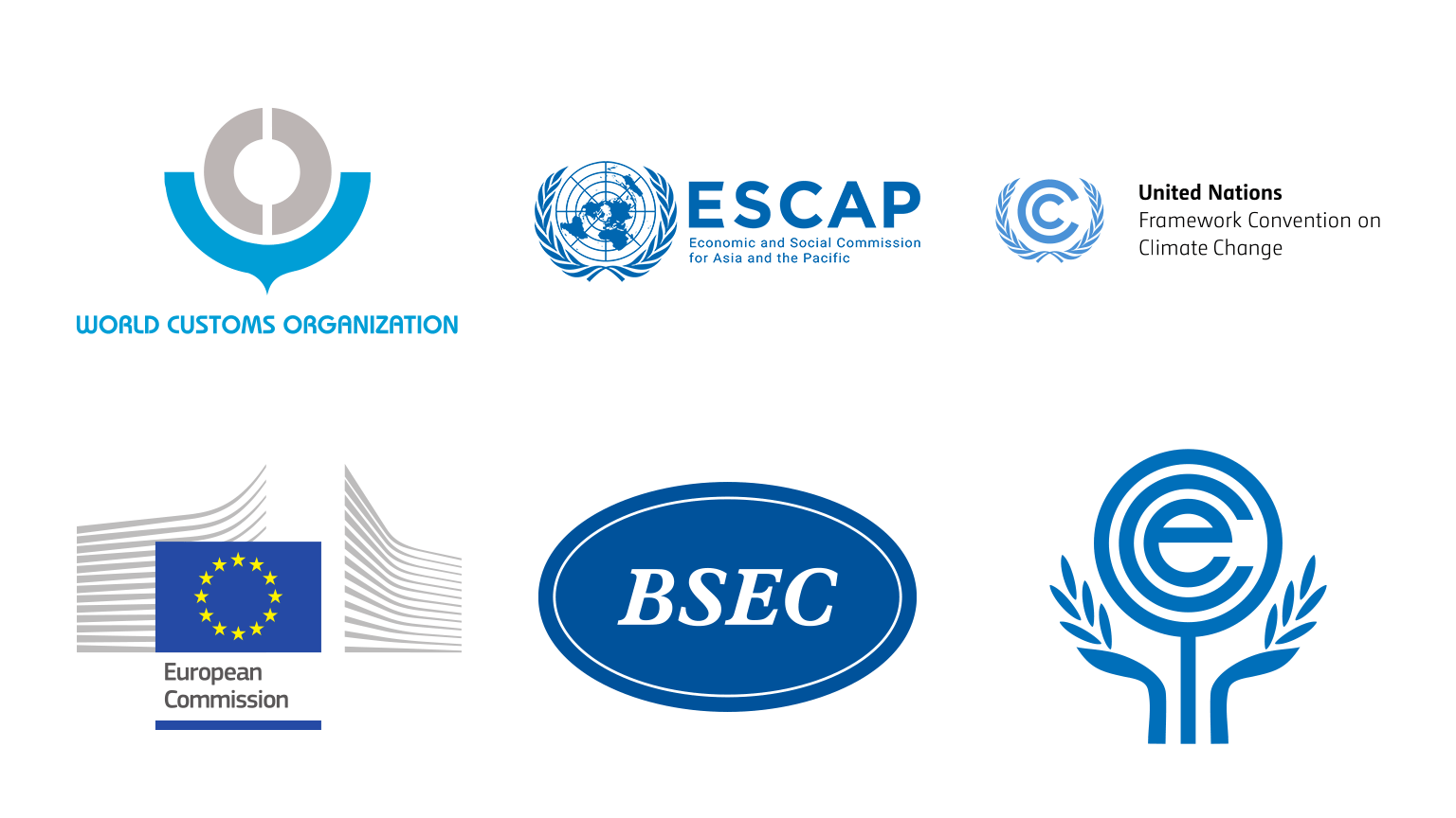 WCO - UNESCAP - UNFCCC - EU - BSEC - ECO